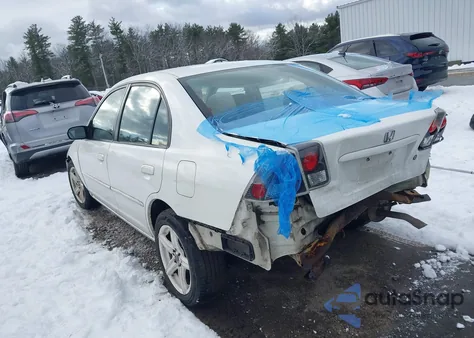 2004 Honda Civic Vp из США, поврежденный, VIN 2HGES16374H611413